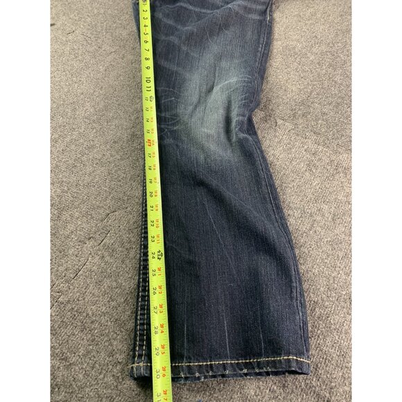 SILVER JEANS Zac Mens Regular Fit Bootcut Jeans Size 38x30 Blue - Picture 7 of 8